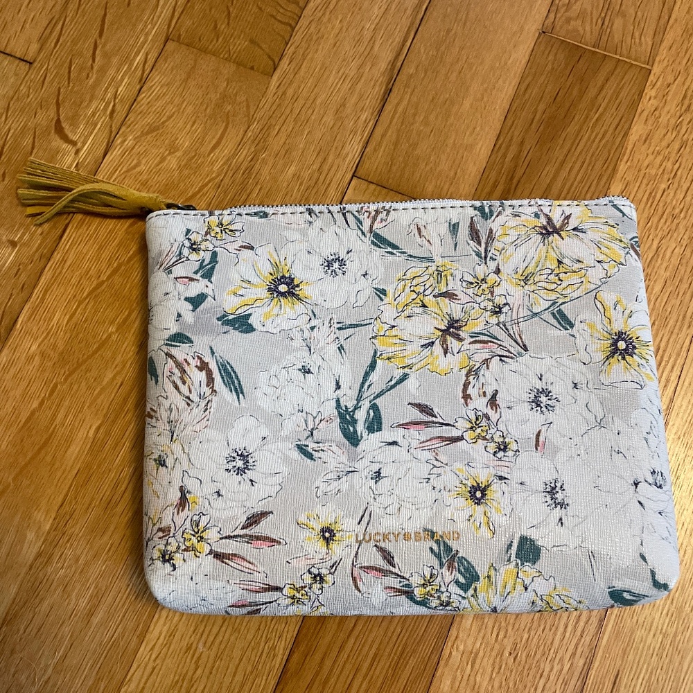 Lucky Brand floral clutch